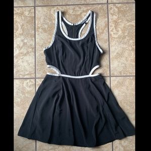 Black & White Side Cut Out Dress